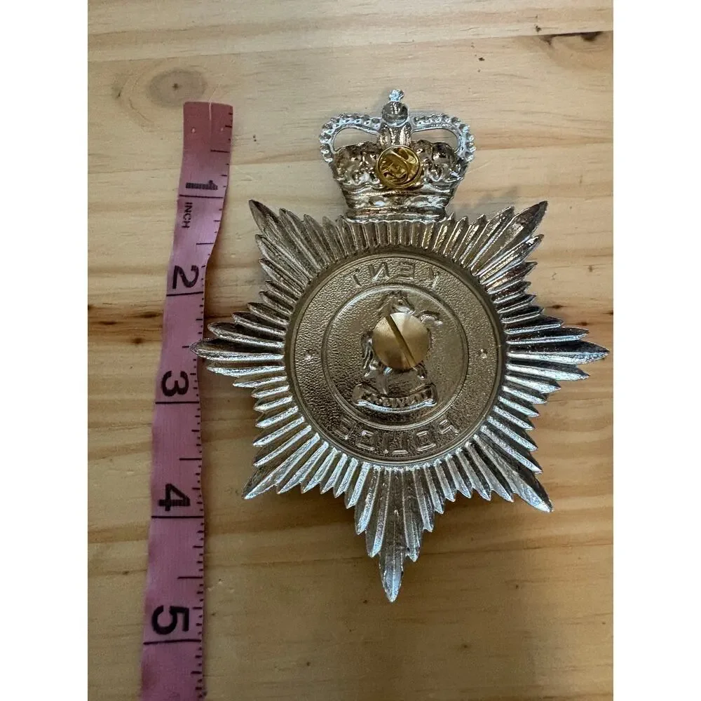 Kent Police Helmet Badge Enamel Pin Memorabilia